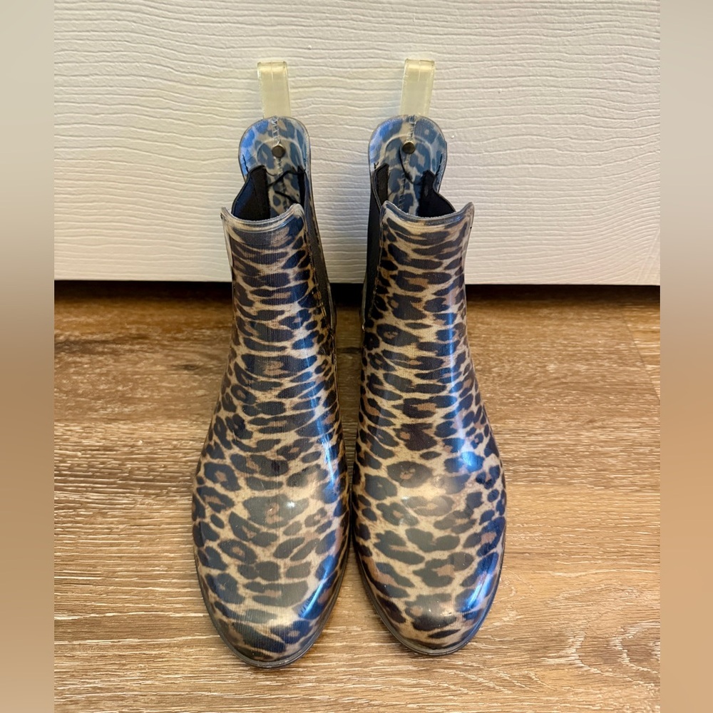 Sam Edelman Tinsley Rain Boots in Leopard, Women’s Size 8 - Picture 2 of 6